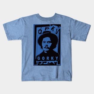 Maxim Gorky in Blue Kids T-Shirt